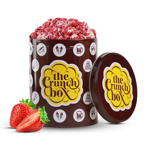 The Crunch Box Crisp Snowberry POPS Popcorn Tin- 500 GMS : Amazon.in ...