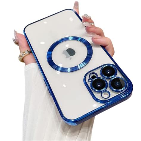 VONZEE Clear Logo Electroplating Transparent Case for iPhone 13 Pro Max ...