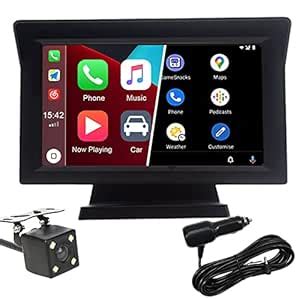 Portable Wireless Apple Carplayer and Android Auto AutoRadio 7" for All ...