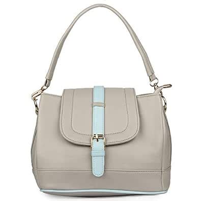 Buy devfabrication Dark Cream Color green patti sling bag at Amazon.in