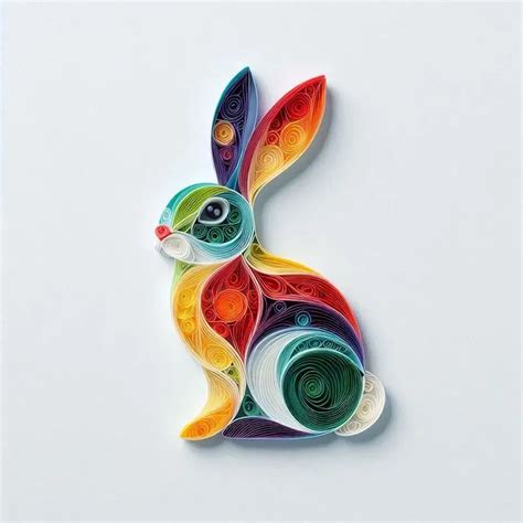 Vibrant Paper Quilling Animals DALL·E Prompt | PromptBase