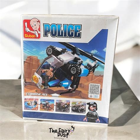 Sluban - Block Builder Police Helicopter – The Fairy Dust