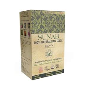 Radico Sunab Brown Hair Colour - 100% Natural & Safe for sensitive and ...