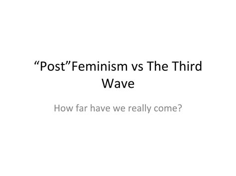 Postfeminism | PPT