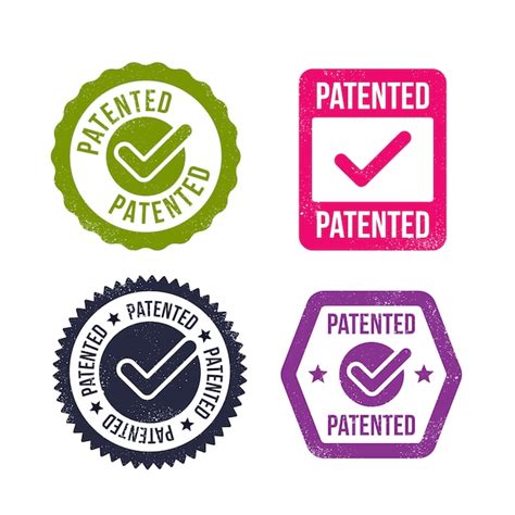 Patented Stamp Vector 的图像结果