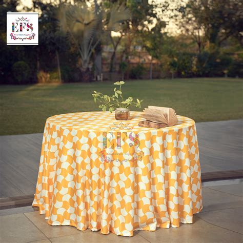Yellow table cover – EFS