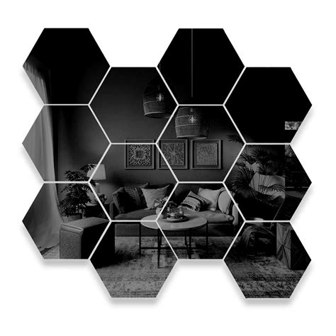 Buy Spectro 10 Hexagon Silver (Each Hexagon Size 10.5 cm x 12.1 cm ...