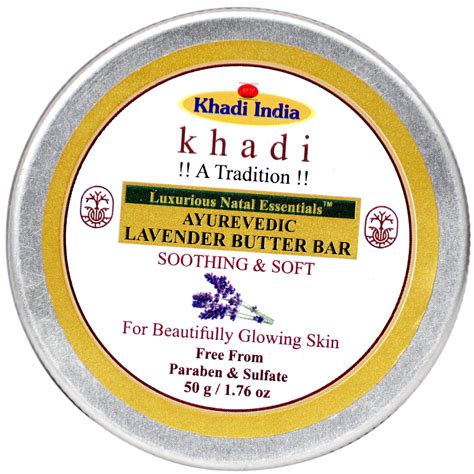 Ayurvedic Lavender Butter Bar Soothing & Soft – Khadi Natural Herbs