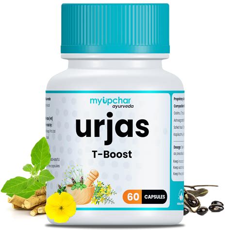 Buy myUpchar Ayurveda Urjas T-Boost Supplement for Men with Ashwagandha ...