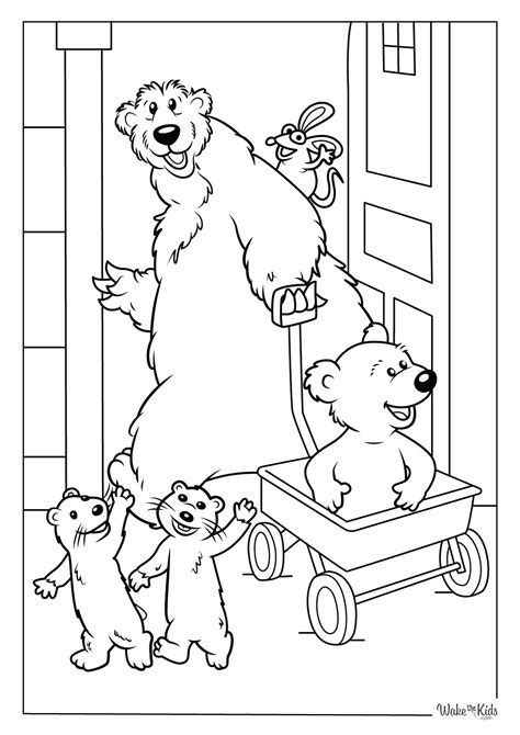 Bear Inthe Big Blue House Coloring Pages