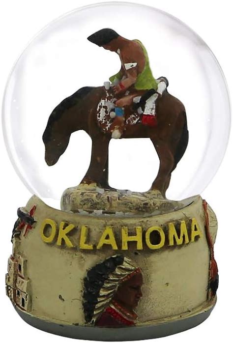 City-Souvenirs Oklahoma Snow Globe - Mini 2.5 Inch | Ubuy India