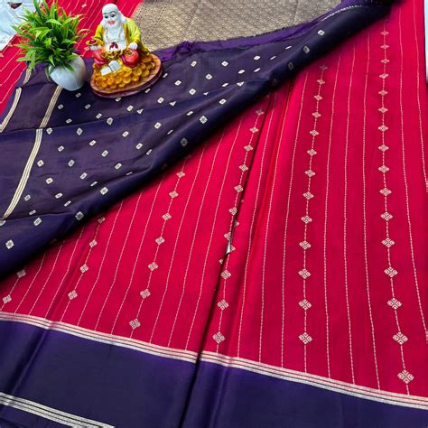 Premium Gajji Silk Saree with Rich Pallu & Butta Blouse – Padmavathi ...