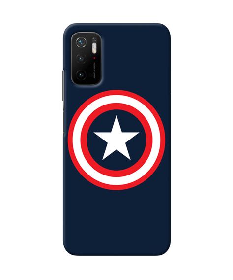 Captain america logo Poco M3 Pro 5G Back Cover Case Online at Best ...