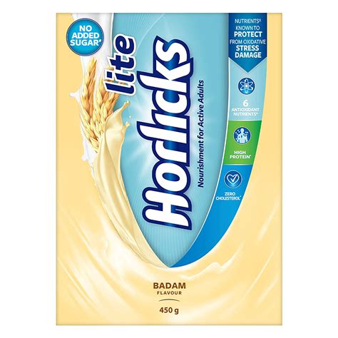 Horlicks Lite – High Protein and Immunity – No Added Sugar - Cureka ...