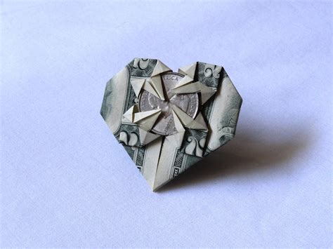 Dollar Bill Origami Heart : 8 Steps (with Pictures) - Instructables