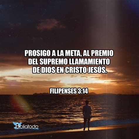 Filipenses 3:14 TCB - hacia la meta, para conquistarla, y recibir el ...
