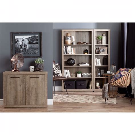 Kanji 5-Shelf Narrow Bookcase * D - South Shore Industries | AFW.com