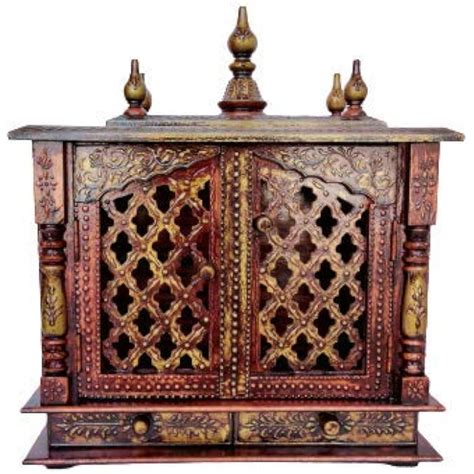 Hastha Kalalu | Puja Mandir for Home Handmade Wooden | Ubuy India