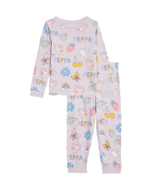 Buy Pure Cotton Peppa Pig™ Pyjamas (1-7 Yrs) at Marks & Spencer