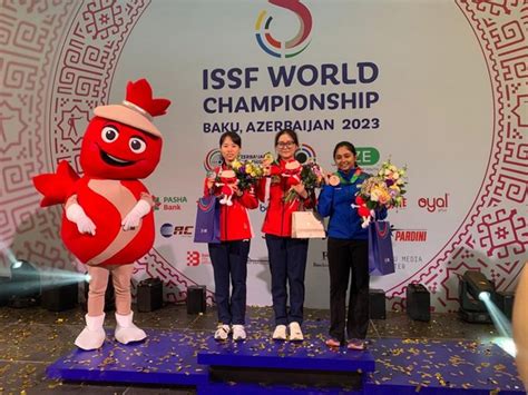 ISSF World C'ship 2023: Mehuli Ghosh wins bronze, secures Paris Olympic ...