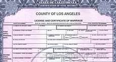 Marriage License Los Angeles by Getting Certified Copies Of California Marriage Marriage License Los Angeles