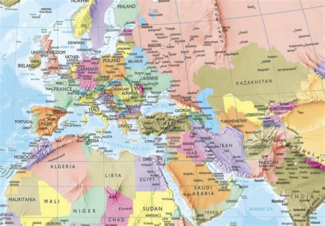 Maps International - Giant World Map Mural - Mega-Map of The World ...