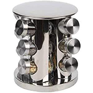 Olpad Stainless Steel Revolving Countertop Masala Rack/Spice Rack ...