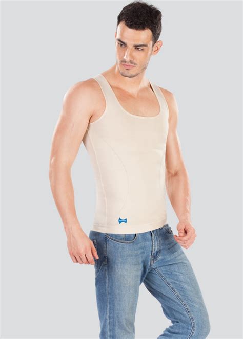 Dermawear Men's Zenrik Everyday Abdomen and Chest Shapewear vest