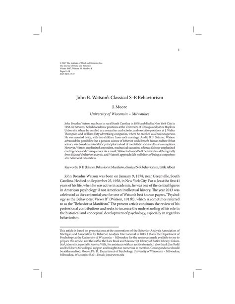 Watson-JMB - © 2017 The Institute of Mind and Behavior, Inc. The ...