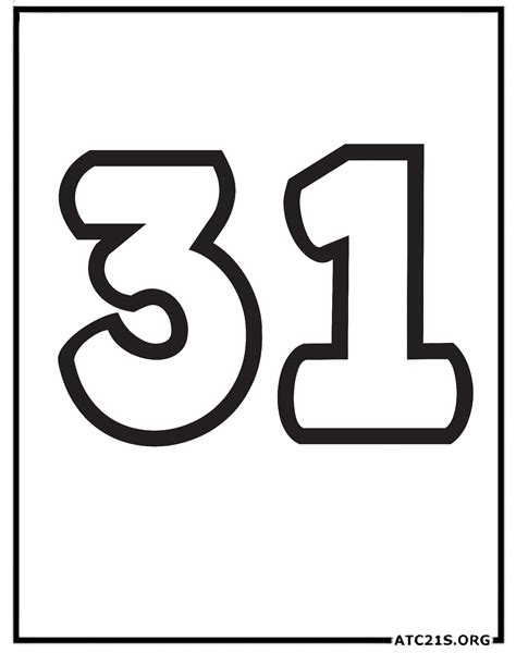 Coloring Pages For Numbers [2025]