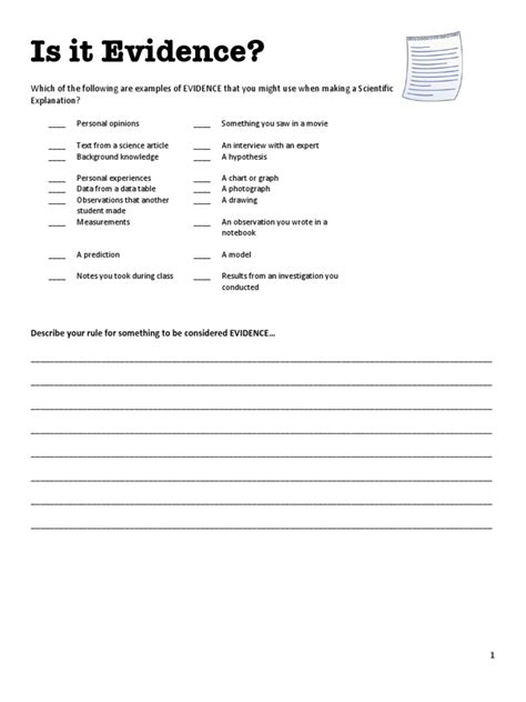 What is Evidence in Scientific Explanations | PDF | Evidence | Science