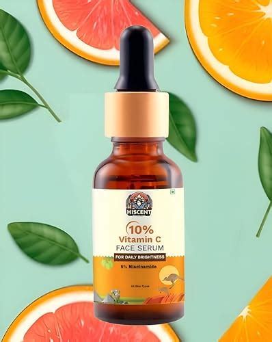 HISCENT Vitamin C Face Serum for Glowing Skin with Niacinamide and ...