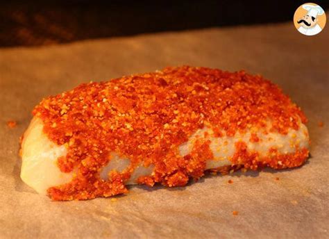 Baked cod with chorizo crust