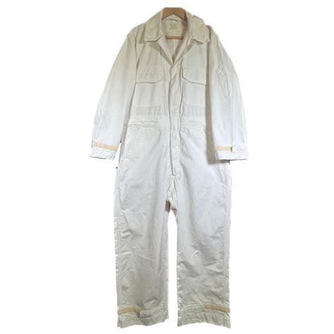 60's U.S.AIR FORCE COVERALLS MEN'S CMU-3/P HBTジャンプスーツ オールインワン ツナギ コットン ...