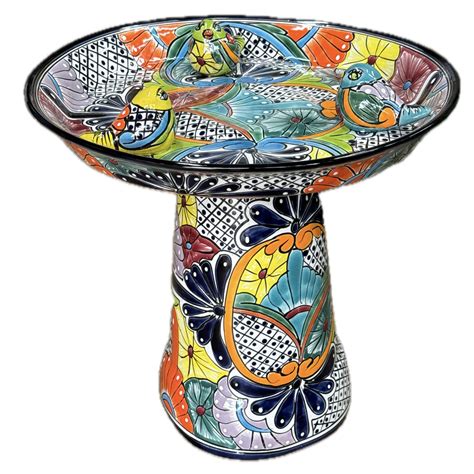 Talavera Bird Bath – Northcote Nursery
