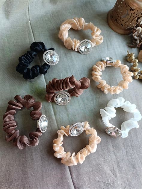 Crystal Embellished Hair Tie – Girly