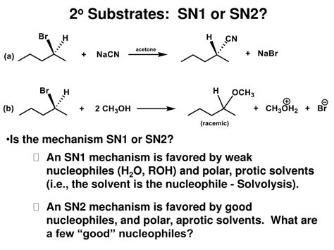 PPT - SN1 Mechanism: Solvolysis PowerPoint Presentation, free download - ID:9250897