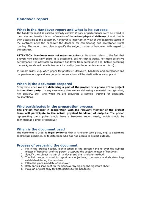 Image result for Project Handover Email Sample