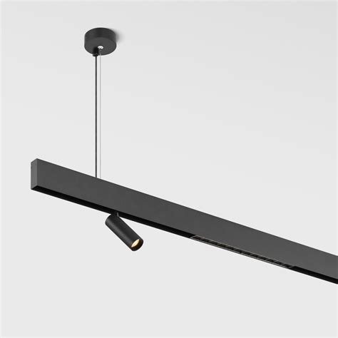 CLIXX magnetic track system - pendant profile - black - Lightinova - Professional lighting