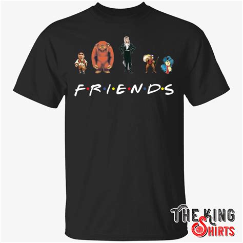 Hoggle, Ludo, Jareth, The Worm, Didymus Labyrinth Friends T Shirt For ...