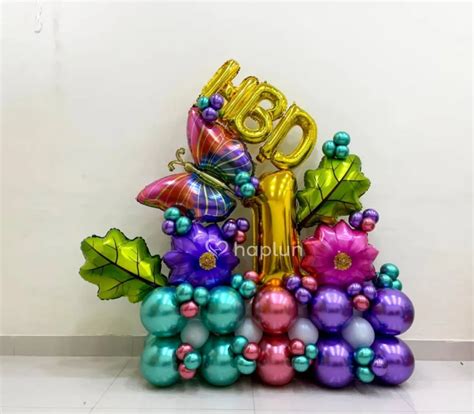 Balloon Marquee With Mini Mouse Theme For Kids Birthday At Home