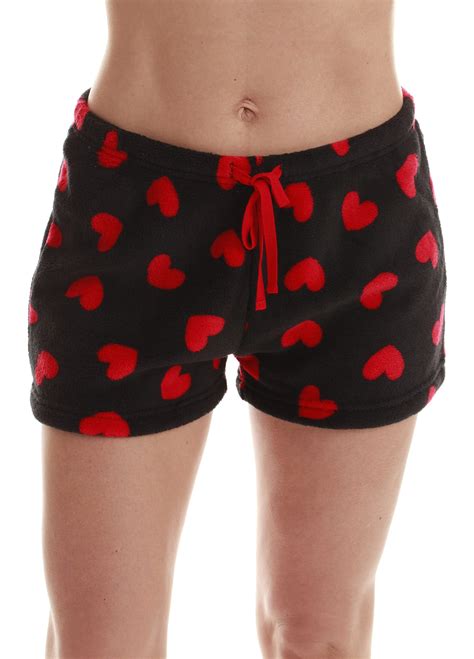 Just Love Women's Fleece Pajama Shorts for Sleepwear PJs - Cozy and ...