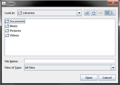 Image result for Java File Chooser