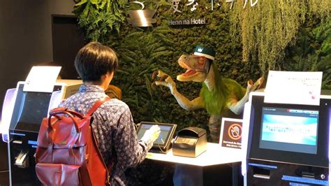 Robot Dinosaurs Have Taken Over This Hotel In Japan | Robot dinosaur ...