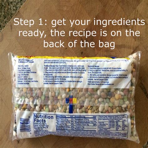 Hurst 15 Bean Soup with Leftover Turkey - Basilmomma