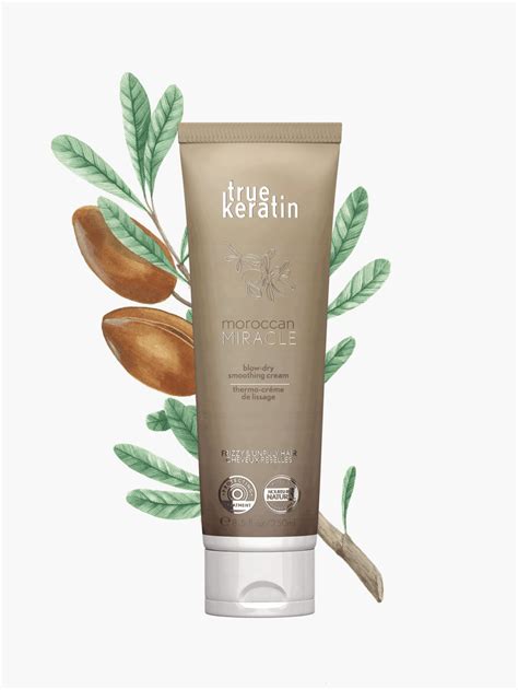 Moroccan Miracle Blow-Dry Smoothing Cream - TrueKeratin Hair Care