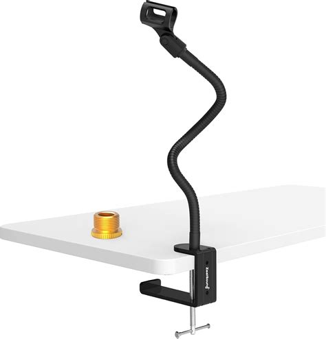 ZealSound Flexible Gooseneck Desktop Mic Stand with Clip India | Ubuy