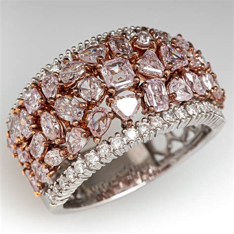 Amazing Fancy Pink Diamond Ring