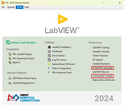 Image result for LabVIEW Menu