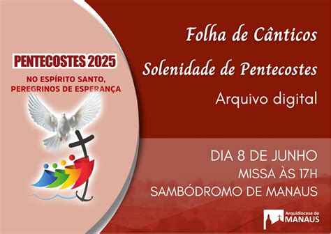 Arquidiocese disponibiliza arquivo digital da folha de cânticos da ...
